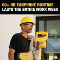 thumbnail image 4 of DEWALT 2-in-1 Neckband Bluetooth Headphones w/Built-in Speakers, Jobsite Wearable Speaker & Around Neck Headphones, Wireless Bluetooth Headset, 60+ Hrs, Hands-Free Music & Calls, Carry Pouch Included, 4 of 5