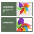 thumbnail image 2 of Shisuyan 10Pcs Colorful Lawn Garden Windmills Outdoor Windmill Decors Desk Windmill Adornments, 2 of 9