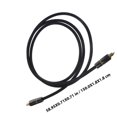 thumbnail image 2 of OFFIGAM Audio Cables Optical Audio Cable Black Zinc Alloy for Home Theaters 1Set, 2 of 8