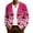 Hot Pink005, variant on QHRMKOG Cardigan for Men Cute Valentine's Day Heart Cardigan Sweaters Graphic Loose Fit Long Sleeve V Neck Button Up Cardigan Fashion Ribbed Knited Sweater Red M