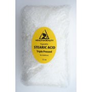 Stearic Acid Vegetable Triple Pressed Pastilles Beards 100% Pure 12 Oz
