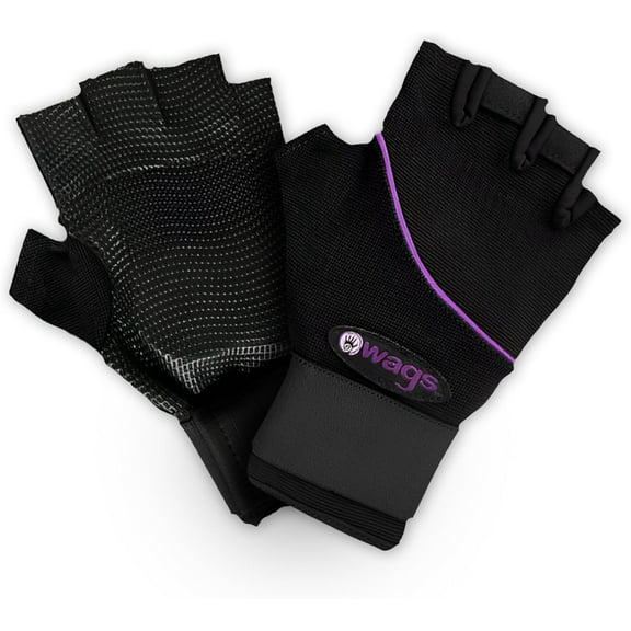 WAGs Ultra Wrist Assured Gloves - Workout Gloves with Patented Ergonomic Gel Pad and Wrist Wrap, Medium