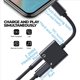 thumbnail image 4 of 3X Adaptador de Cargador y Auriculares USB C A 3,5 Mm, 2 en 1 para Galaxy S22/S21/S20/S20+ Ultra, Note 20/10, Pixel 6/5/4/3 XL (Negro), 4 of 5