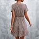 thumbnail image 4 of Vestido con escote en V, vestido de verano, vestido corto con escote en V, vestido estampado, verdadera excelencia, 4 of 6