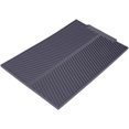 thumbnail image 4 of Estera de drenaje de silicona Platos de secado Almohadilla Bandeja antideslizante resistente al calor Rectángulo Elástico suave para cocina (gris), 4 of 4