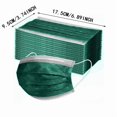 thumbnail image 3 of Dsscvnef 10 Pcs Filtre Purifiant à 3 Couches Vert Foncé, 3 of 8