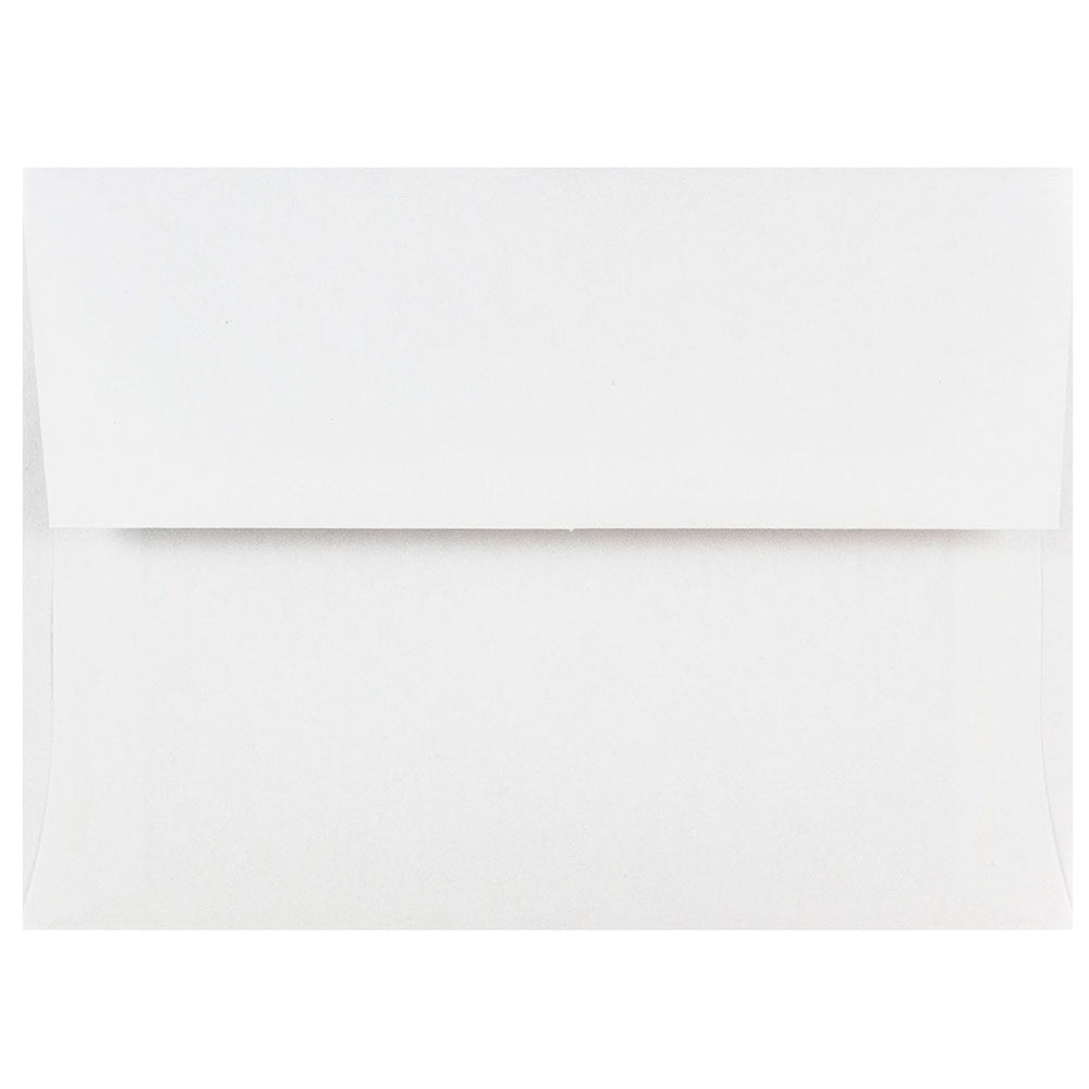 White 25/Pack JAM PAPER 6 1/4 x 8 1/4 Invitation Envelopes 