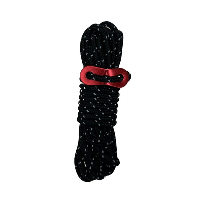 Visland Outdoor Windproof Rope Ultralight Tent Cord with Adjuster Tensioner Wear Resistant Super Tensile Strength Reflective Camping Guylines Rope
