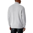 thumbnail image 2 of Men's Ribbed Knit Henley Sweater Long Sleeve Button Neck Casual Pullover Top, 2 of 4