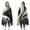 Black White Marble, variant on Wearable Blanket,Teal Gold Marble Pattern Hooded Wearable Flannel Blanket for Adults & Teens,Winter Poncho Shawl Wrap Cape Cozy Anti-Pill,50"x60"