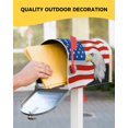 thumbnail image 5 of Eagle American Flag Mailbox Cover Patriotic Magnetic Mailbox Wraps,Independence Day 4th of July USA Mailbox Covers Large Size 21x25.5 inch Mail Wrap Post Letter Box Decoration for Outdoor Gardern Yard, 5 of 6