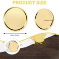 thumbnail image 3 of 10Pcs Brass Laser Engraving Blanks Blank Challenge Frosted Coin with Acrylic Protection Box - 40mm f, 3 of 5