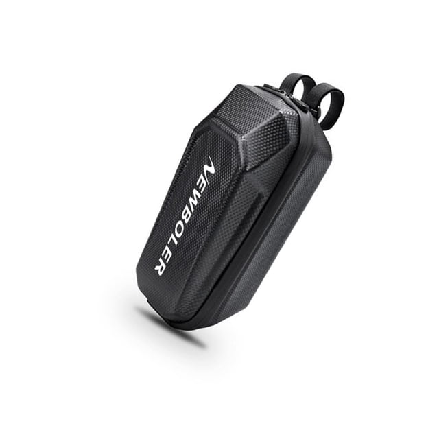 Advancent Caja de almacenamiento estable, resistente al desgaste, carcasa dura, práctica a prueba de lluvia, conveniente bolsa frontal, Ciclismo Negro L