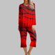 thumbnail image 1 of Puntoco Conjunto De Pijamas Cómodos De Dos Piezas De Manga Larga Con Cuello Redondo Y Estampado De Halloween Para Mujer Conjunto Deportivo Liquidación Puntoco Puntoco-1163, 1 of 5