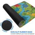 thumbnail image 6 of Long Mouse Pads for Desk,Dinosaurs River Volcano Green Pattern Desk Mats on Top Of Desks, Desk Mouse Pad Extra Large with 3mm Non-Slip Base and Stitched Edge for Gaming,Office,Work,Home 35.4"x15.7", 6 of 6