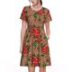 thumbnail image 1 of Disketp Rose Mix Leopard 1 para Vestido de Manga Corta para Mujeres, Vestidos de Verano para Mujeres, Casual y Holgado para la Playa, 1 of 6