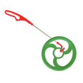 thumbnail image 2 of Juguete de aro rodante para niños, juguete de memoria infantil de 12 pulgadas, entrenamiento de equilibrio nostálgico, juego de anillos rodantes de ar Verde Hugo juguetes de aro rodante, 2 of 10