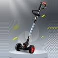 thumbnail image 4 of Eccomum Household LED Digital Display Electric Lawn Mower Portable Cordless Grass Trimmer Home Garden Folding Trimming Pruning Machine, 4 of 7