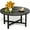 23.6"d Round Grey, variant on Small Coffee Table, Low Table with Solid Wood Legs, 23.6" Mini Oval Accent Table Side End Table, Floor Table Desk for Sitting on The Floor, Coffee Tea Table for Living Room, Dorm, Apartment, Natural