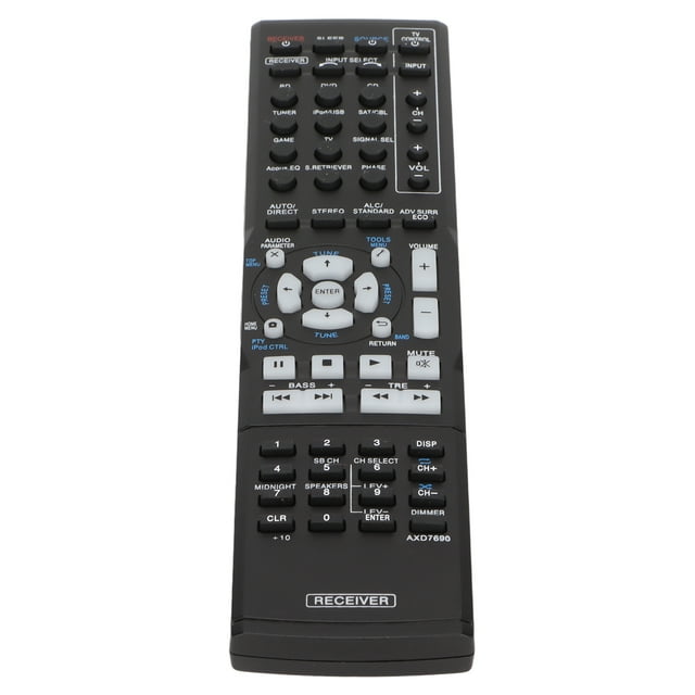 Mando a distancia de repuesto para receptores Pioneer AXD7690 VSX323K VSX423 VSX‑322‑K VSX‑523‑K