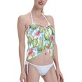 thumbnail image 4 of Bingfone Flowers and Cactus Women's Sarong Swimsuit Cover Ups Bathing Suit Coverups Chiffon Beach Wrap Skirts, 4 of 7
