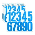 thumbnail image 1 of Uxcell 5 Hojas Números de Vinilo para Casa de 3 Pulgadas, Calcomanías de Números Autoadhesivas, Azul, 1 of 1