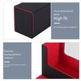 thumbnail image 5 of Caja de Almacenamiento de Tarjetas para Cartas Coleccionables, Estuche para Barajas de Cartas de PU, Tarjetero con MagnéTico para Tarjetas de Juego MagnéTicas Negro, 5 of 5