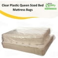thumbnail image 3 of Heavy Duty Clear Plastic Queen Sized Bed Water Proof Strong Mattress Bags 62"x13"x94" 2 Mil for Moving, Storage, Commerical 30 Bags/Roll (1), 3 of 3