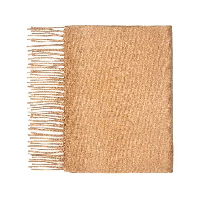 Bufanda Lona Scott de cachemira beige 174 x 28 cm