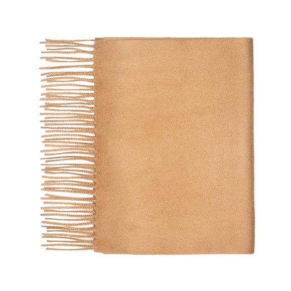 Bufanda Lona Scott de cachemira beige 174 x 28 cm