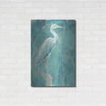 thumbnail image 3 of Luxe Metal Art 'Coastal Egret I Dark' by Sue Schlabach, Metal Wall Art, 24"x36", 3 of 9