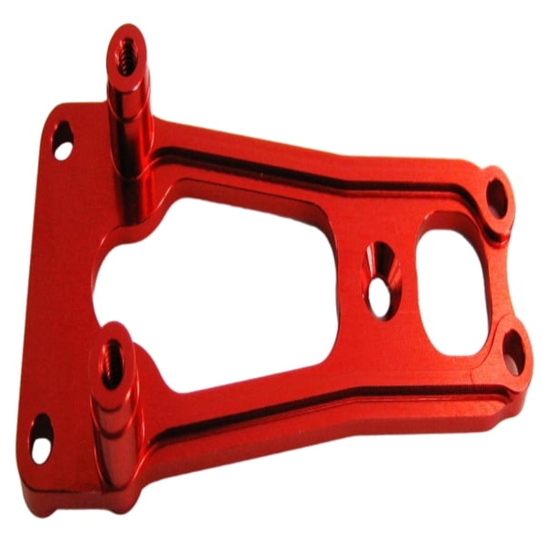 Torre de choque frontal ajustable Bewildely RCGOFFLOW 1 Uds. Aleación de aluminio 1/10 RC WLtoys K949 10428 Rojo
