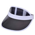 thumbnail image 6 of Sun Visor Hat for Women UPF Baseball Cap Tourist Bingo Casino Dealer Tennis Golf Sports Hat Black One Size, 6 of 6