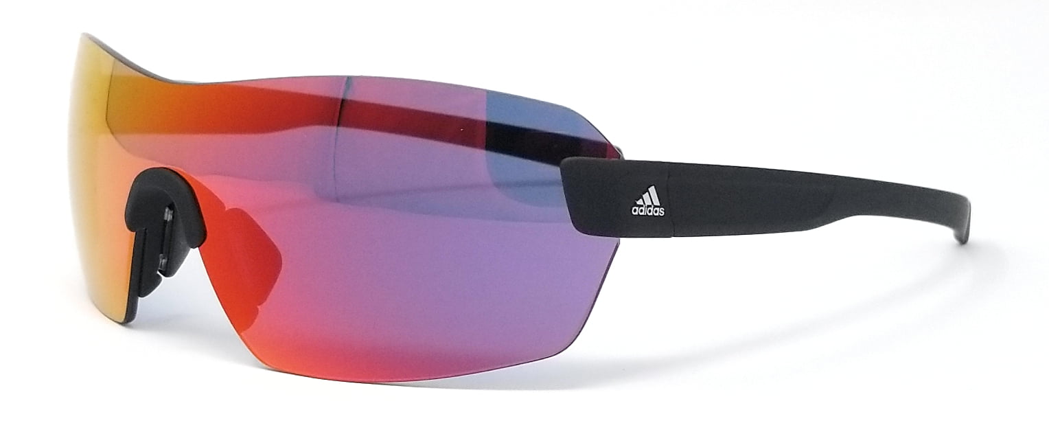 este maceta Descarte Adidas Sunglasses TV Arriba A422 6054 Matte Black / Red Mirror - Walmart.com