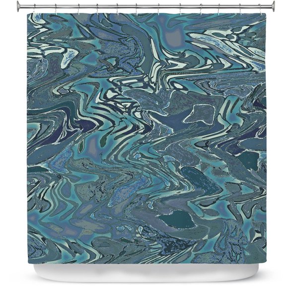 Shower Curtains 70" x 93" from DiaNoche Designs by Susie Kunzelman - Agate 1