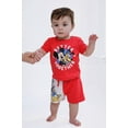 thumbnail image 2 of Disney Mickey Mouse Goofy Donald Duck T-Shirt and French Terry Shorts Outfit Set Newborn to Infant, 2 of 5