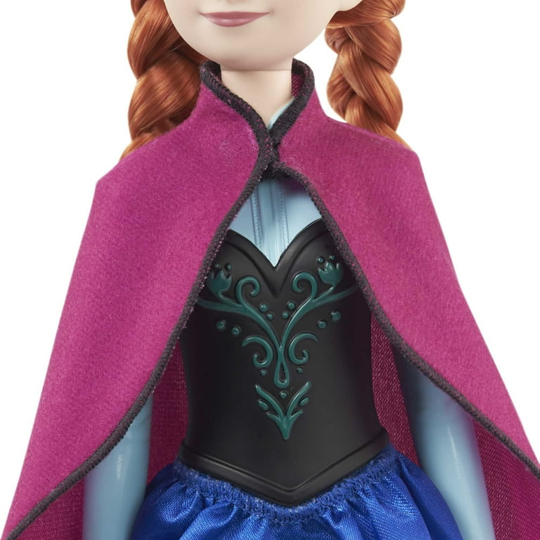 Disney Frozen Anna 11 inch Dress Up Fashion Doll Accessories Perfect Princess Toy Gift for Child Playdate Walmart
