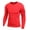 Red, variant on Men's Long Sleeve Compression Shirts, Nylon & Spandex Material Active Sports Base Layer T-Shirt, Athletic Workout Shirt(Black, M)