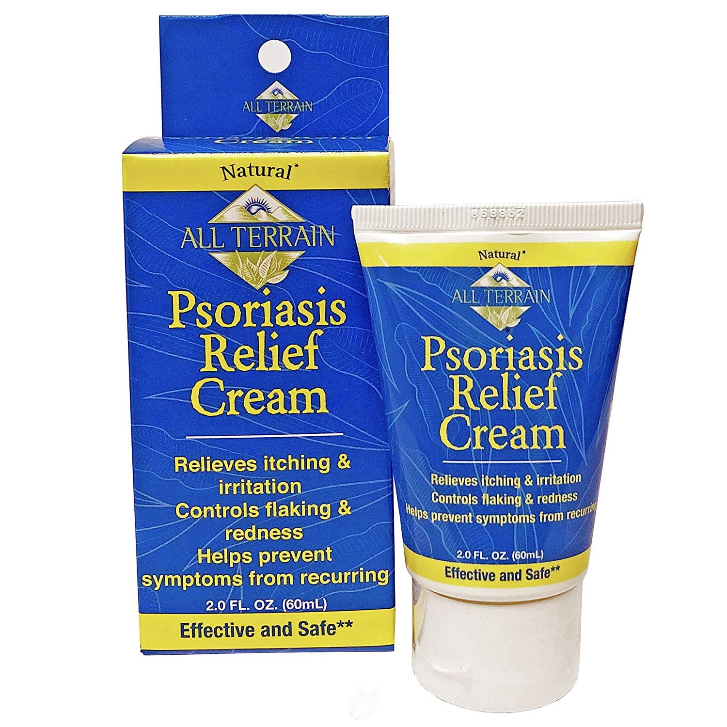 Psoriasis Relief Cream 2 Oz By All Terrain Pack Of 2 