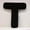 T, variant on Letter Plush Pillow, Letter Hugging Throw Pillows, Black Decorative Initial Letter Shaped Throw Pillows for Bed Couch, Letter Pillows English Alphabet for Sofa Bedroom Living Room Decor(X)