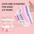 thumbnail image 5 of Girls' 100% Cotton Soft Underwear Toddler Kids Breathable Panties 6 Pack for 2-8 Years, 5 of 7