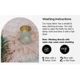 thumbnail image 6 of FabricLA Shaggy Faux Fur Square - 4" X 4" Inches Pre-Cut - Use Fake Fur Fabric for DIY, Craft Fur Decoration, Fashion Accessory, Gnome, Hobby - Peach, 6 of 9