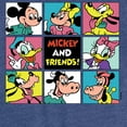 thumbnail image 3 of Mickey & Friends - Mickey And Friends Grid - Toddler And Youth Girls Short Sleeve Graphic T-Shirt, 3 of 5