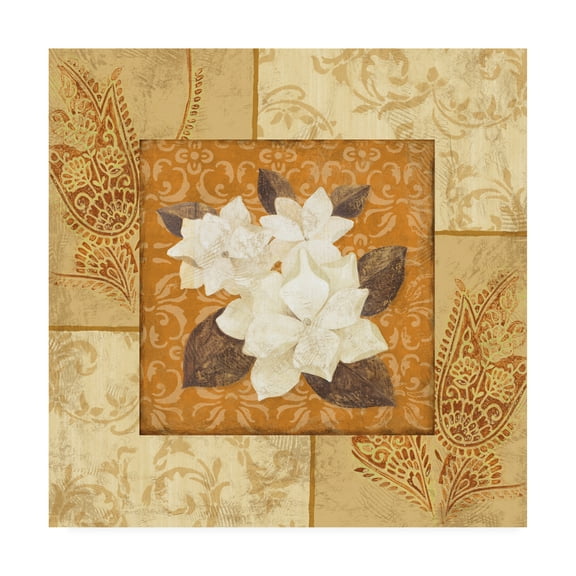 Trademark Fine Art 'Magnolia 2 Beige' Canvas Art by Pablo Esteban