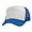 White/Royal, variant on Top Headwear 12 Pack Dozen Men's Plain Trucker Mesh Cap Blank Hats Dark Grey