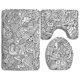 thumbnail image 1 of ABPHQTO Comida de dibujos animados Juego de alfombras de baño de 3 piezas Alfombra de baño Alfombra de contorno y tapa de inodoro ABPHQTO Cont-CHAPPLE-22491, 1 of 2