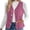 Pink vest, variant on Hilenly Quilted Vest Women Sleeveless V Neck Button Down Fleece Vest Warm Layering Vests with Pockets