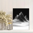 thumbnail image 2 of Qisvanset 12x16 Inch 2D Flat Framed Canvas Art, Floral Snow Cheetah Colorful Animal Home Living Room Wall Decor, 2 of 5