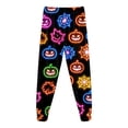thumbnail image 6 of NOEGOEU Boys Girls Halloween Pajamas Kids Toddler Cute Graphic Long Sleeve Sleepwear Set 2-9Y (Purple,3-4 Years), 6 of 7