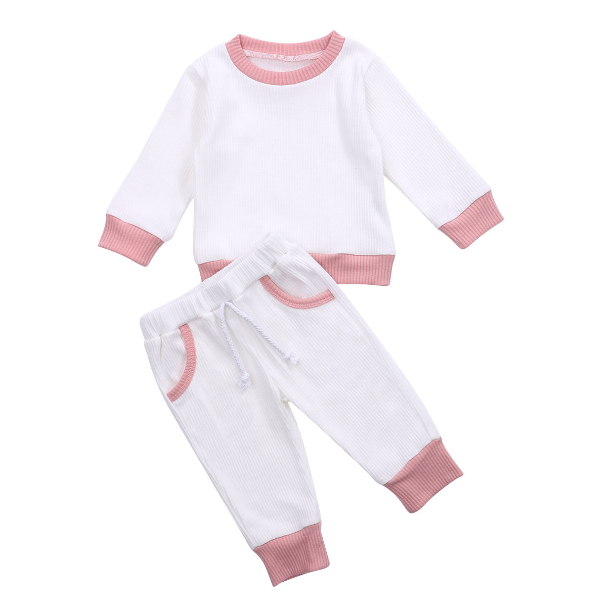 baby ribbed tracksuit